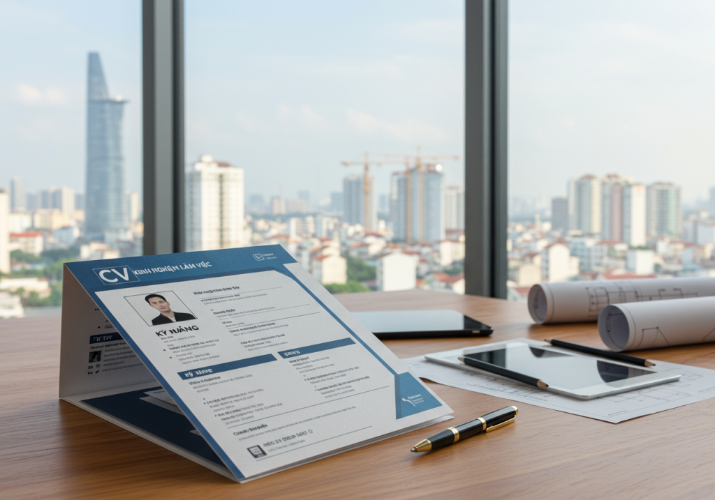 cv xin việc kỹ sư xây dựng