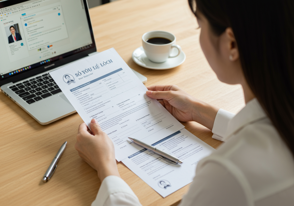 sơ yếu lý lịch cv