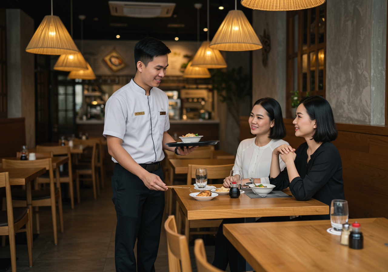 cv nhân viên phục vụ