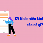 cv nhân viên kinh doanh